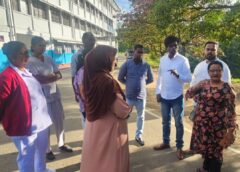 கிட்டினன் கலைச்செல்வி எம்பி மஸ்கெலியா மாவட்ட மருத்துவமனைக்குத் திடீர் விஜயம்
