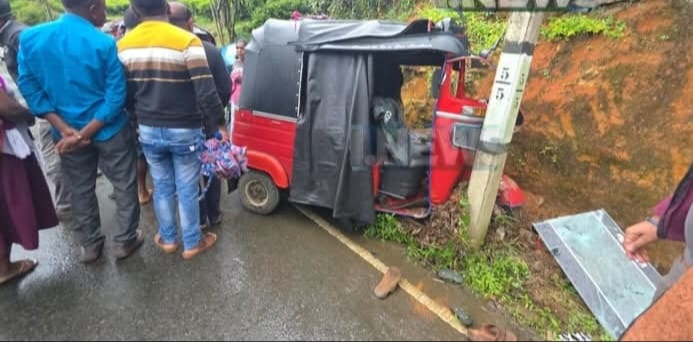 வணராஜா ஓட்டோ விபத்தில் இருவர் காயம்