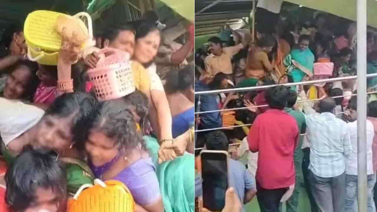 கோவிலில் கூட்ட நெரிசலில் சிக்கி 12 பக்தர்கள் பரிதாபகரமாகப் பலி