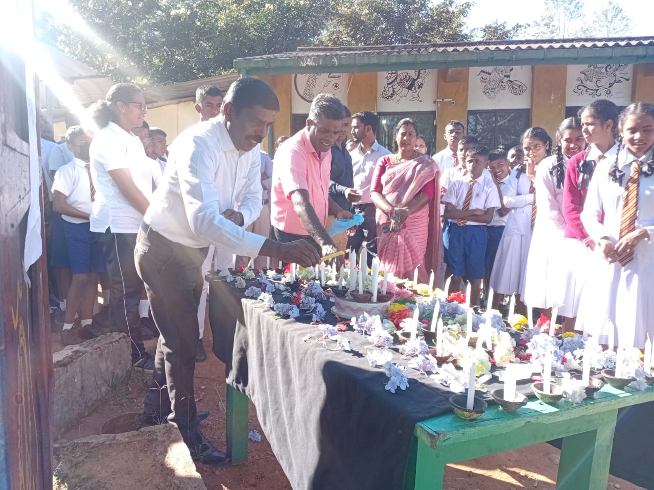 தலவாக்கலை பாரதி மகா வித்தியாலயத்தில் அஞ்சலி நிகழ்ச்சி