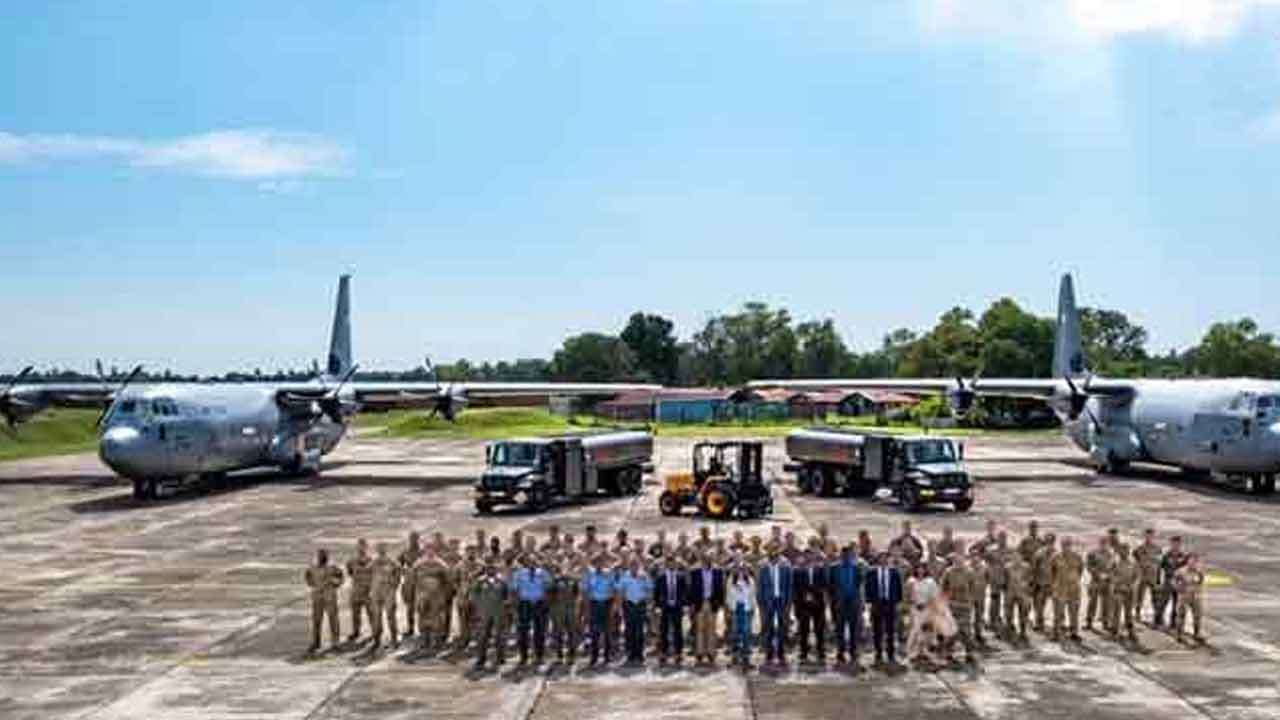 நிவாரணப் பணிக்காக அமெரிக்க விமானங்கள் இலங்கை வருகை