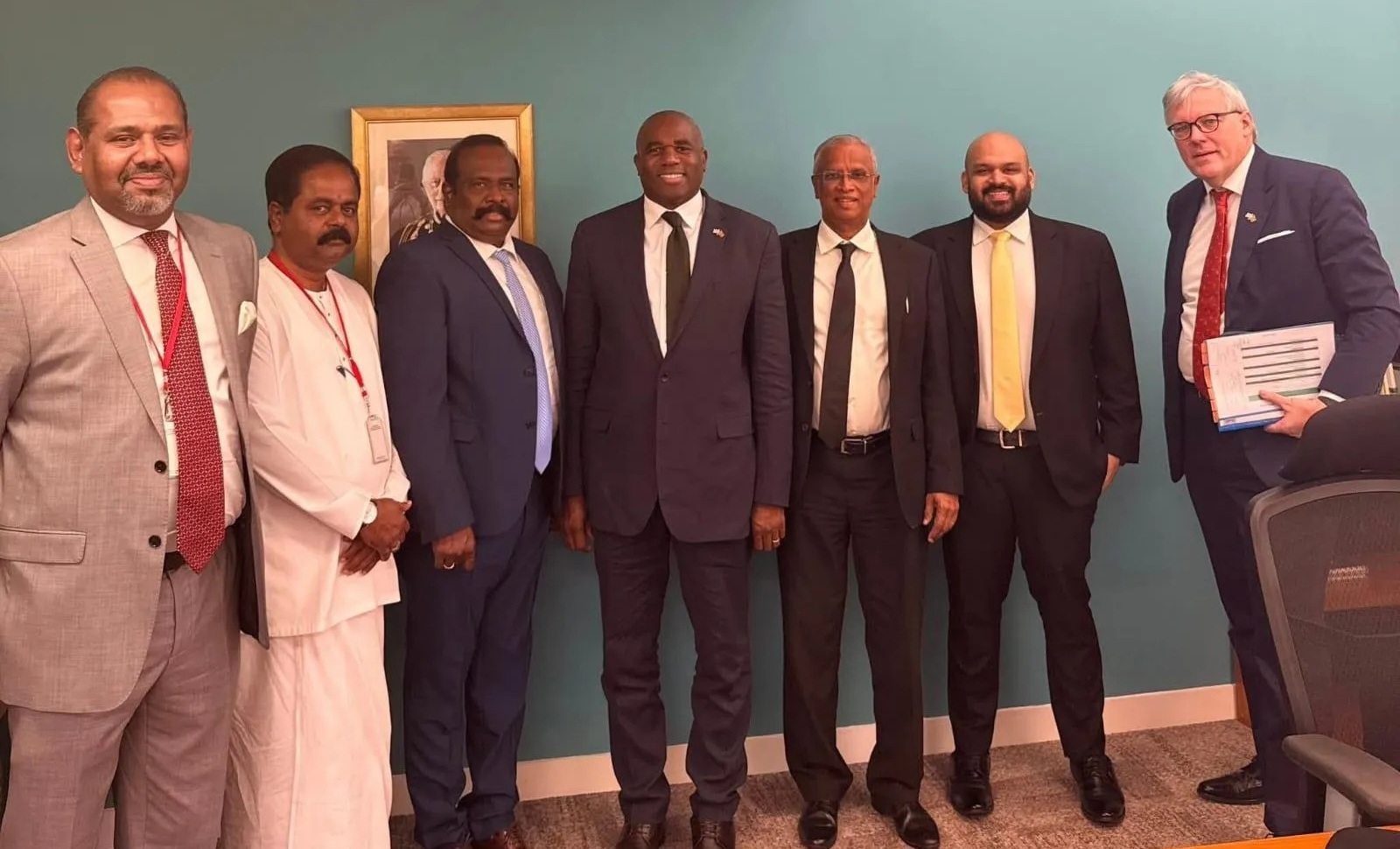 பிரித்தானிய பிரதிப் பிரதமருடன் ஈழத் தமிழ் கட்சித் தலைவர்கள் சந்திப்பு