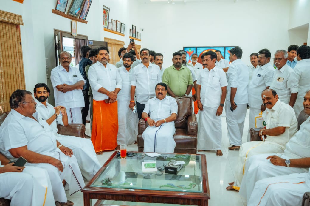 பா.ஜ.க தமிழ்நாடு மாநிலத் தலைவர் நயினார் நாகேந்திரன் – ஜீவன் சந்திப்பு