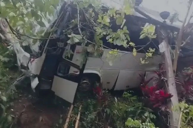 இந்திய பயணிகளை ஏற்றிவந்த பஸ் விபத்து: பெண்ணொருவர் பலி!