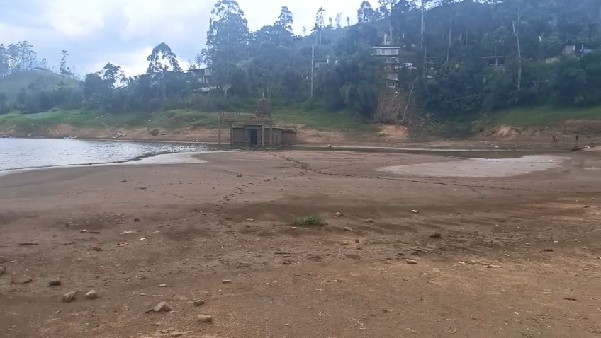 மஸ்கெலியா பழைய நகரத்தை வெளியே கொணர்ந்துள்ள வறட்சி!