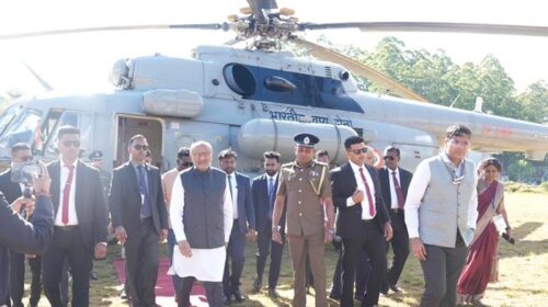 இந்திய உப ஜனாதிபதி இராதாகிருஷ்ணன் நுவரெலியா விஜயம்