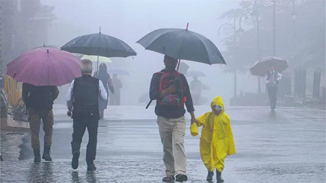 நாட்டின் பல பகுதிகளில் மழையுடனான வானிலை; பலத்த காற்று