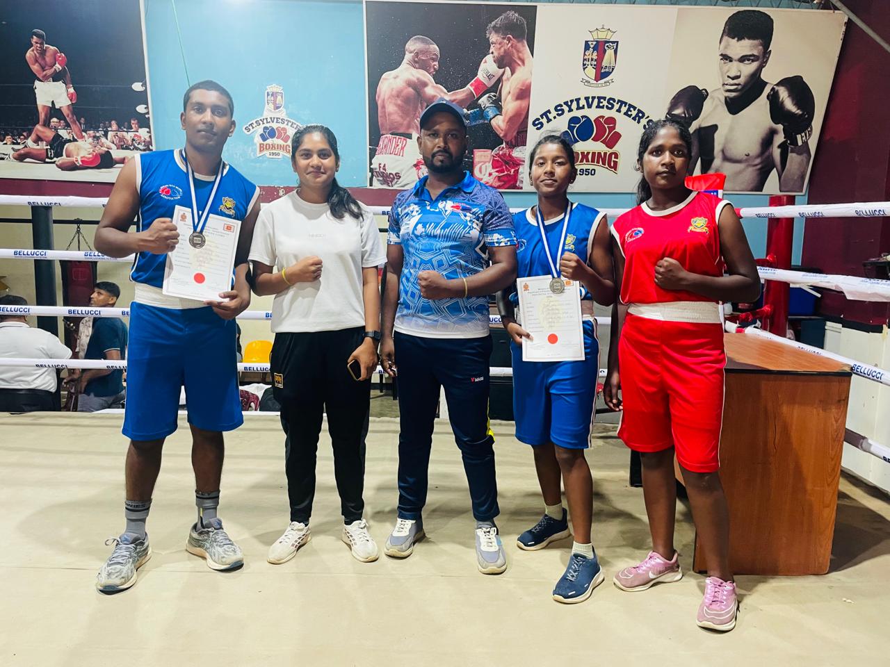 குத்துச்சண்டை போட்டியில் நுவரெலியா திரித்துவ மத்திய கல்லூரி சாதனை!