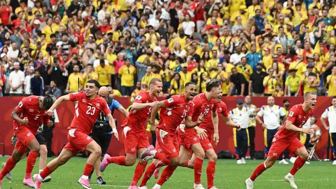 காலிறுதியில் ஆர்ஜன்டினாவை எதிர்கொள்ளும் சுவிஸ் அணி