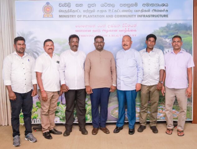 உட்கட்டமைப்பு பிரதியமைச்சர் பிரதீப்புடன் இராதா சந்திப்பு
