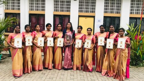 மாத்தளை பாக்கியம் தேசிய கல்லூரி மாணவிகள் தேசிய போட்டிக்கு