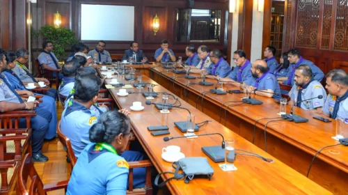 இலங்கை வந்துள்ள உலக சாரணர் இயக்க குழுவினர் ஜனாதிபதி செயலகத்தில் சந்திப்பு