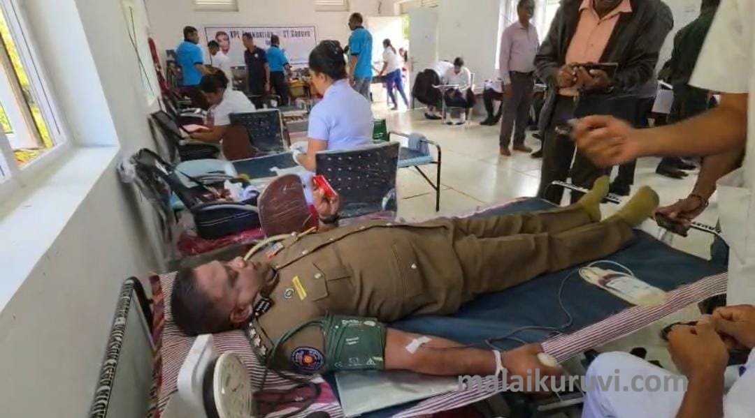 160ஆவது பொலிஸ் தினத்தையொட்டி ஹற்றனில் இரத்ததான முகாம்