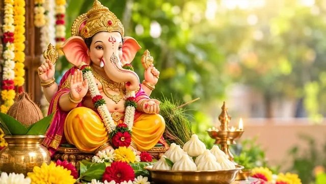 17 தோட்டங்கள் ஒன்றிணையும் விநாயகா் சதுர்த்தி ஆன்மீக எழுச்சி ஊர்வலம்