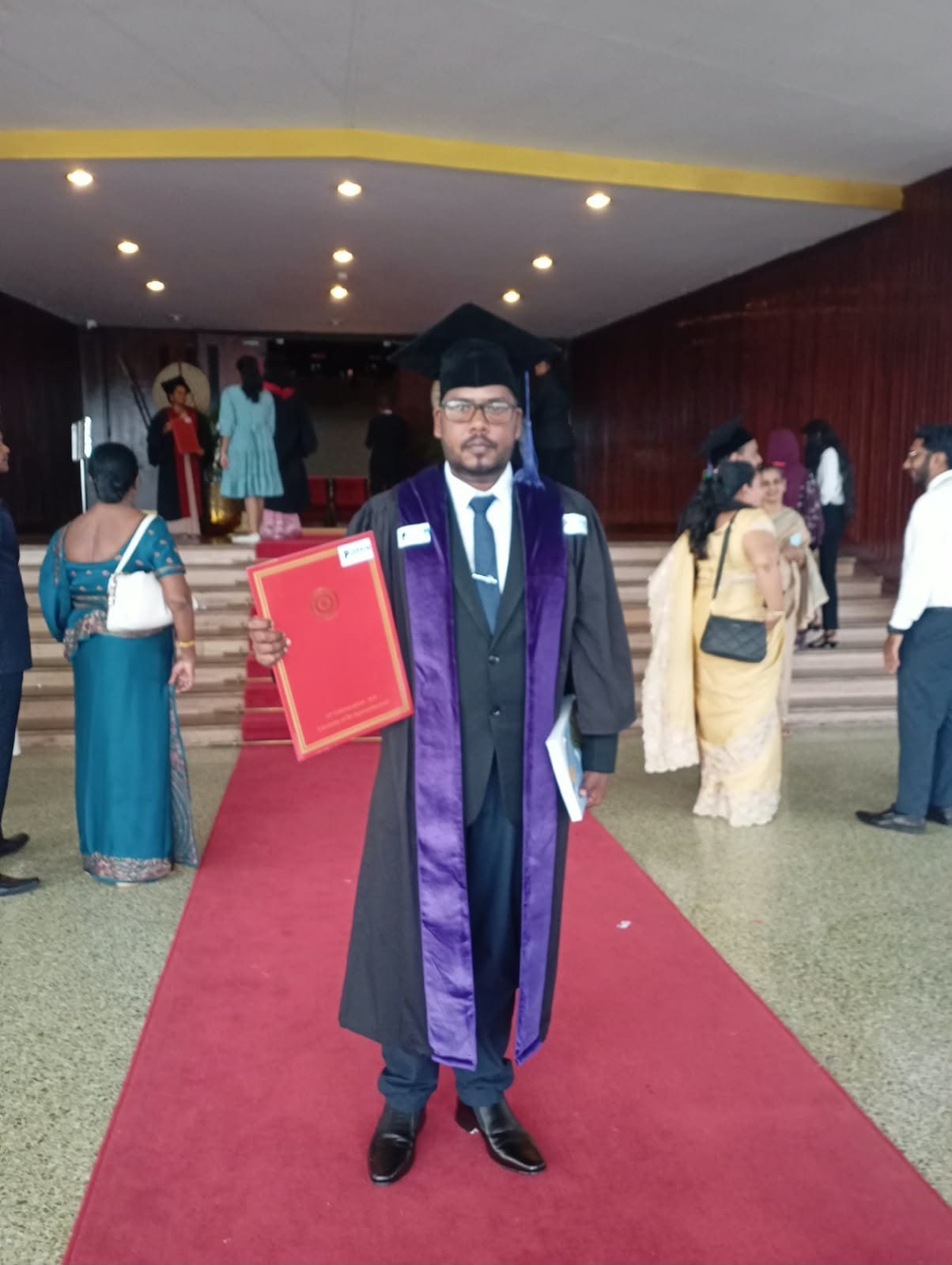 கணினி அறிவியல் துறையில் முதுமாணிப் பட்டம் பெற்ற நரசிம்மன் இராமநாதன்!