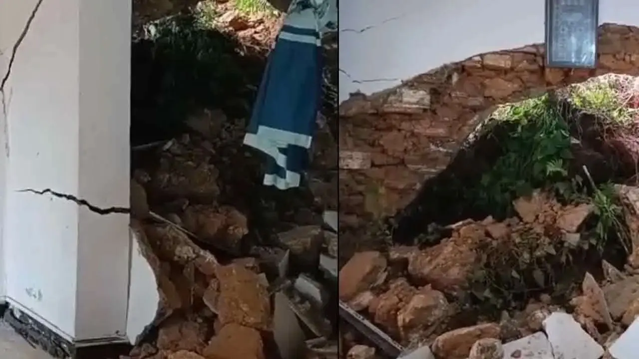 ஹப்புத்தளையில் பலத்த மழை; வீடுகள் மீது மண்சரிவு