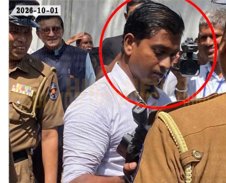 ரணிலின் பாதுகாப்பு உத்தியோகத்தரை தாக்கிய படப்பிடிப்பாளர் கைது
